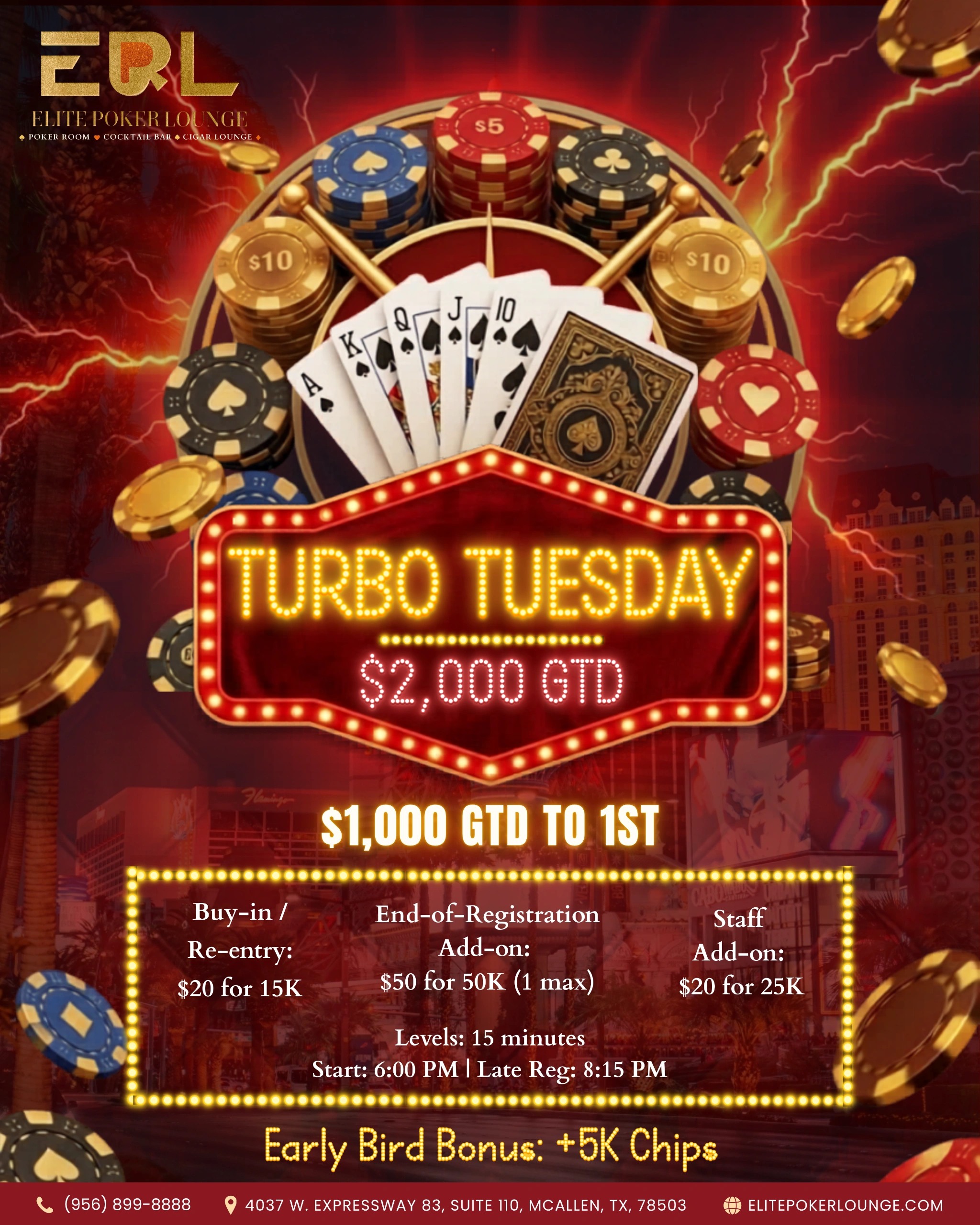 Turbo Tuesday 2K GTD: 1K GTD to 1st