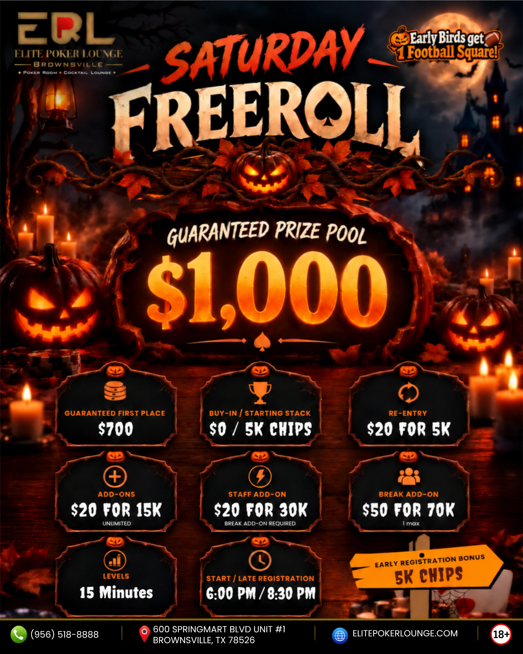 Saturday Freeroll