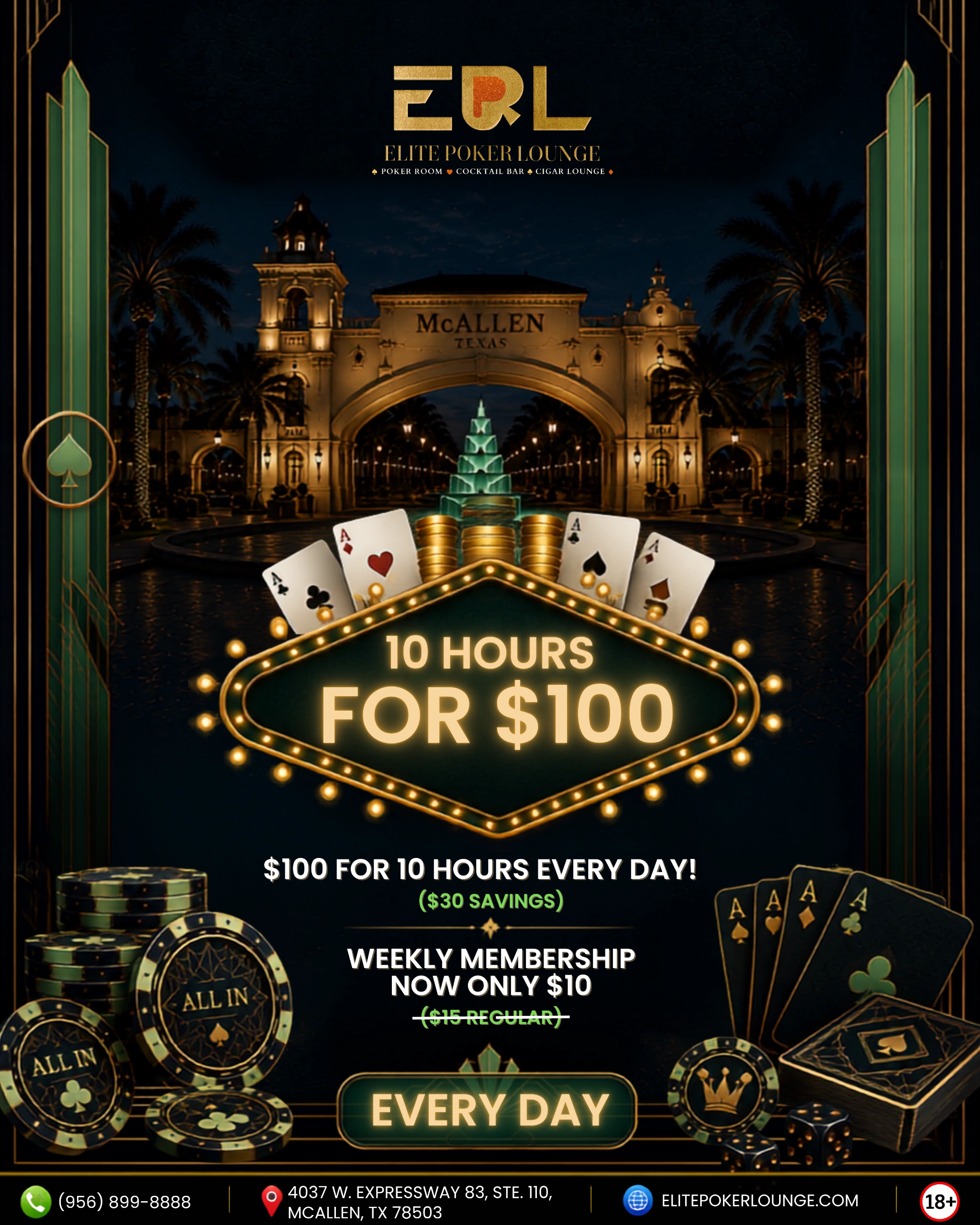 10 Hours for $100