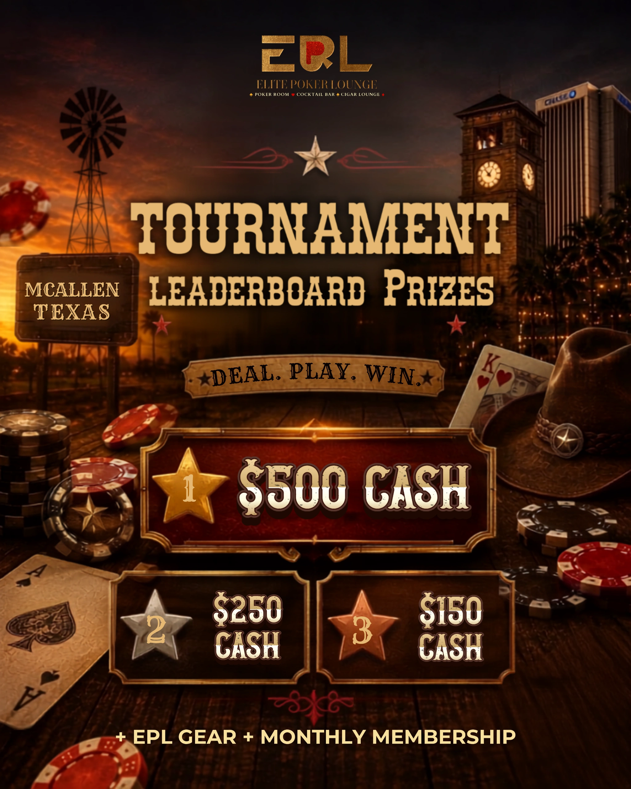 August Tournament Leaderboard Prizes