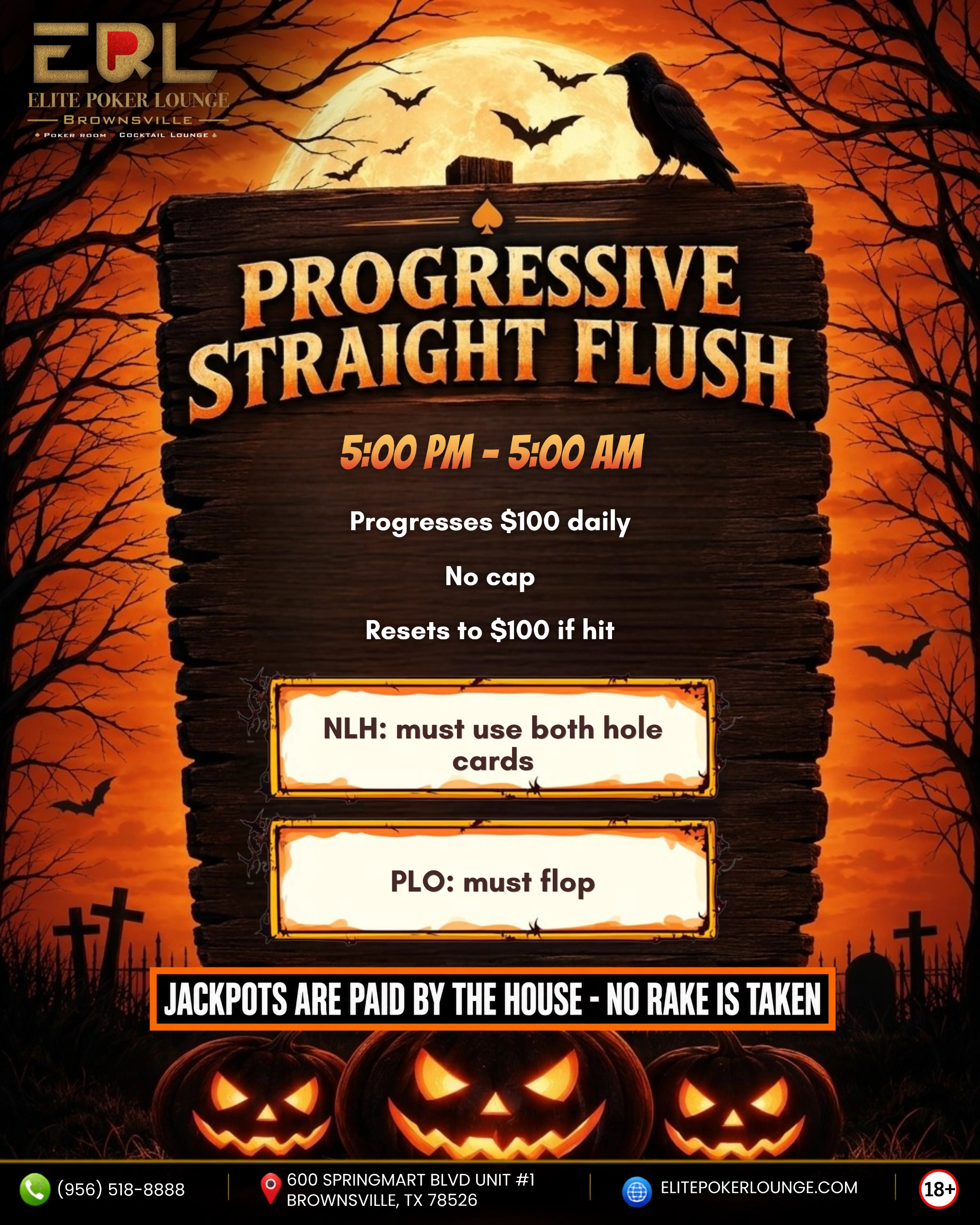 PROGRESSIVE STRAIGHT FLUSH